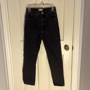 Zara Size 4 Black Mom Jeans
